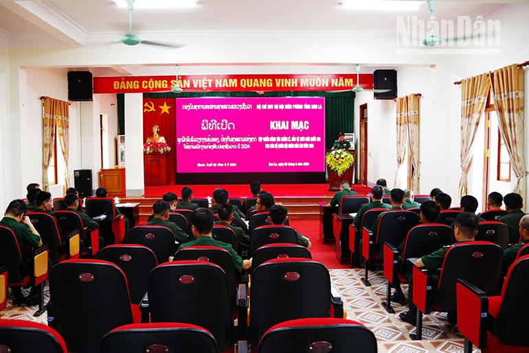 20 học viên của Bộ Chỉ huy Quân sự tỉnh Louangphabang, nước bạn Lào sẽ tham gia lớp tập huấn trong thời gian 1 tháng.