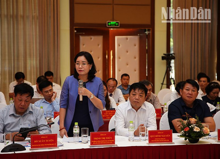 Lãnh đạo Bộ Văn hóa, Thể thao và Du lịch phát biểu ý kiến tại Hội nghị giao ban quý I các đơn vị khu vực Vụ Địa bàn II, Ủy ban Kiểm tra Trung ương.