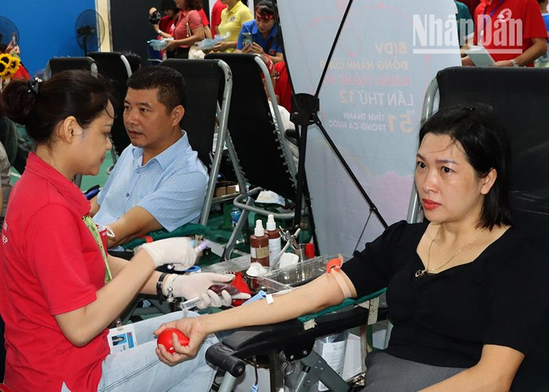 Qua 9 lần tổ chức Hành trình đỏ, Sơn La đã tiếp nhận hơn 40.000 đơn vị máu.