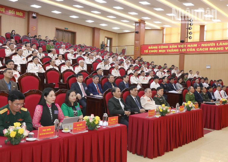 Đại biểu dự Đại hội thành lập Hội Cựu Công an nhân dân tỉnh Sơn La nhiệm kỳ 2023-2028.