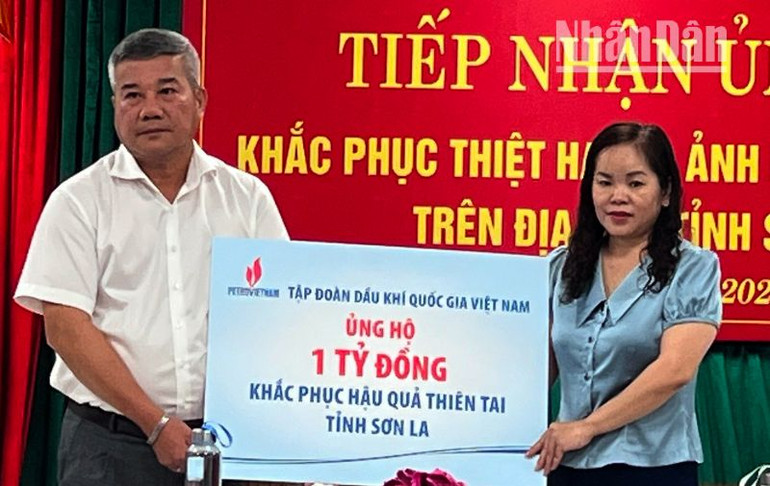 Ủy ban Mặt trận Tổ quốc Việt Nam tỉnh Sơn La cũng đã phát động lời kêu gọi quyên góp, ủng hộ nhân dân bị ảnh hưởng bởi thiên tai.
