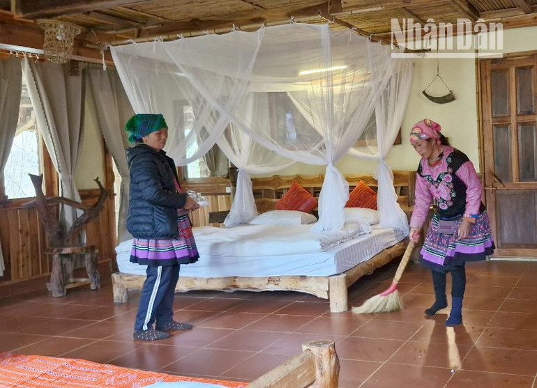 Các khu homestay của huyện Vân Hồ đã chuẩn bị đầy đủ điều kiện để đón khách du lịch dịp Tết Dương lịch 2024. (Ảnh: A Chu) Các khu homestay của huyện Vân Hồ đã chuẩn bị đầy đủ điều kiện để đón khách du lịch dịp Tết Dương lịch 2024. (Ảnh: A Chu)