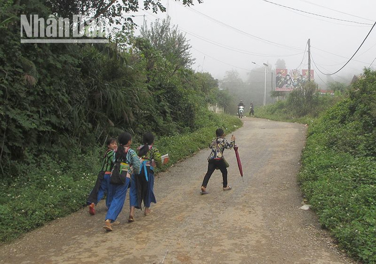 Đường giao thông qua 3 xã vùng cao Tà Xùa, Làng Chếu, Xím Vàng đến xã Hang Chú, huyện Bắc Yên đã được nhựa hóa, thay vì phải đi bộ như trước đây. Đường giao thông qua 3 xã vùng cao Tà Xùa, Làng Chếu, Xím Vàng đến xã Hang Chú, huyện Bắc Yên đã được nhựa hóa, thay vì phải đi bộ như trước đây.