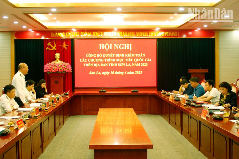 Hội nghị công bố quyết định kiểm toán các chương trình mục tiêu quốc gia trên địa bàn tỉnh Sơn La.