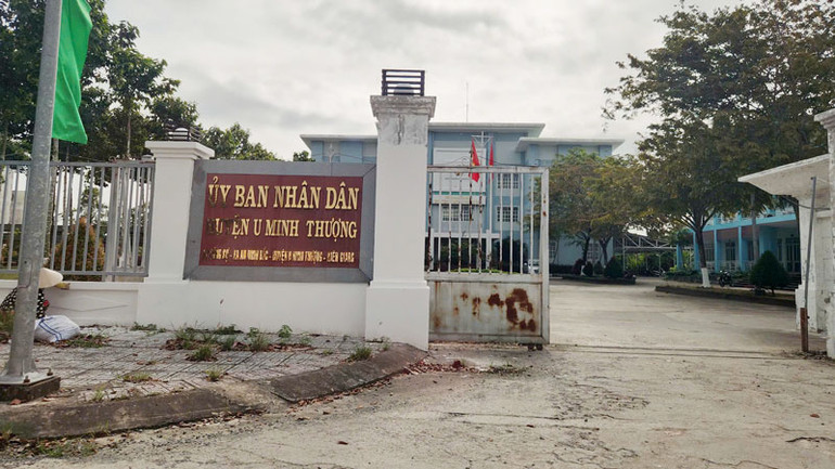 Trụ sở Ủy ban nhân dân huyện U Minh Thượng.
