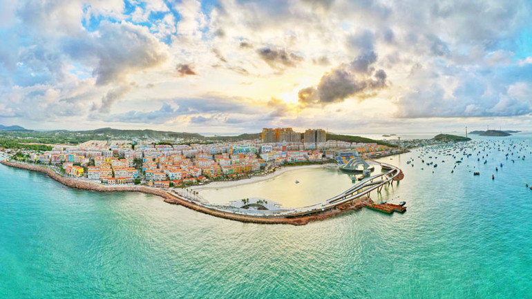 Một góc phường An Thới, thành phố Phú Quốc.