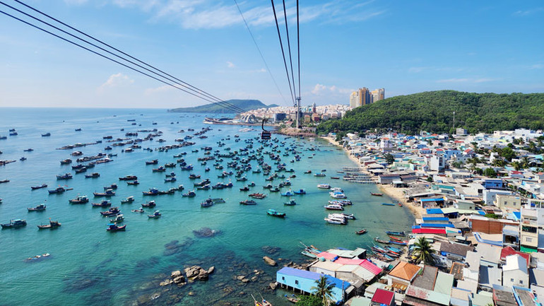 Cáp treo Hòn Thơm, thành phố Phú Quốc.