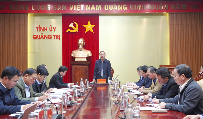 Phó Bí thư Thường trực Tỉnh ủy, Chủ tịch Hội đồng nhân dân tỉnh Quảng Trị Nguyễn Đăng Quang yêu cầu các sở, ngành tập trung nguồn lực hỗ trợ huyện Gio Linh về đích nông thôn mới năm 2025.