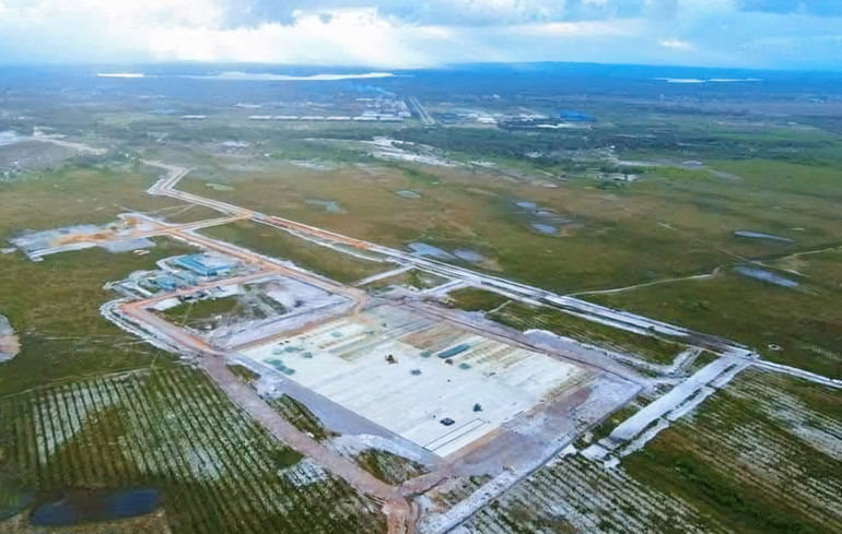 Các đơn vị đang khẩn trương thi công Dự án cảng hàng không Quảng Trị, dự kiến đưa vào sử dụng từ tháng 6/2026.