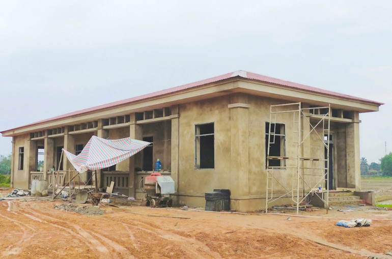 Trụ sở Công an xã Hải Sơn, huyện Hải Lăng được xây dựng khang trang.