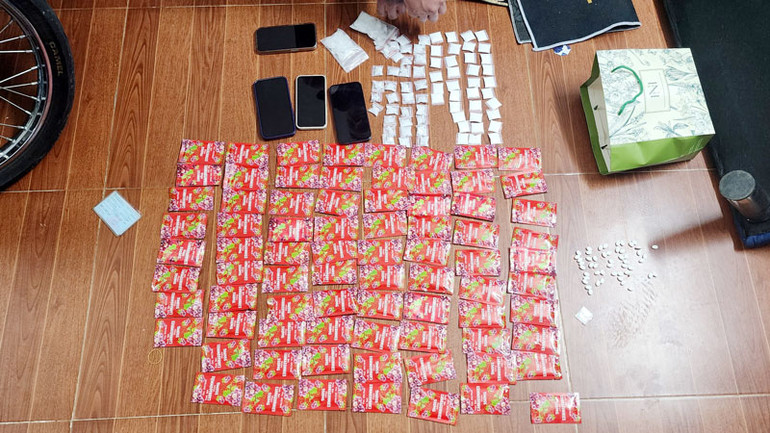 Tang vật bị thu giữ.