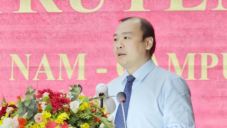 Ủy viên dự khuyết Trung ương Đảng, Phó Trưởng Ban Tuyên giáo Trung ương Lê Hải Bình phát biểu chỉ đạo tại hội nghị.