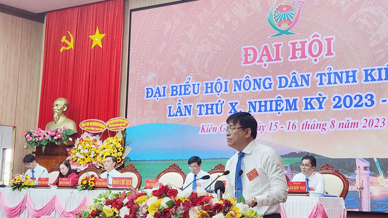Đồng chí Đỗ Trần Thịnh được bầu giữ chức Chủ tịch Hội Nông dân tỉnh Kiên Giang khóa 10, nhiệm kỳ 2023-2028.