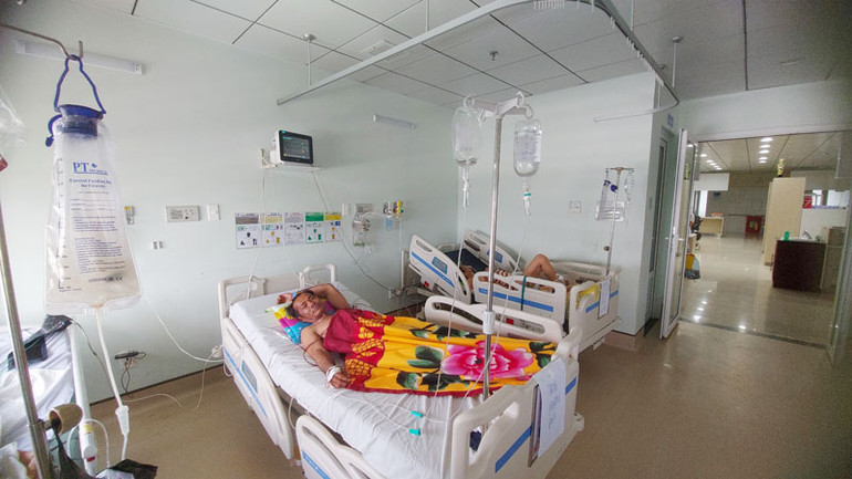 1 trong 2 bệnh nhân nhập viện do nhậu với cá nóc.