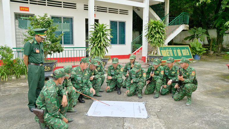 Bộ đội Biên phòng Kiên Giang tham gia phá chuyên án.