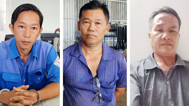 Long, Công, Lộc (từ trái qua). (Ảnh: VĂN VŨ)