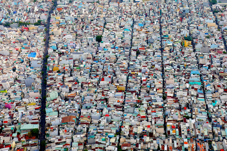 Sắc màu từ các khu dân cư. Sắc màu từ các khu dân cư.
