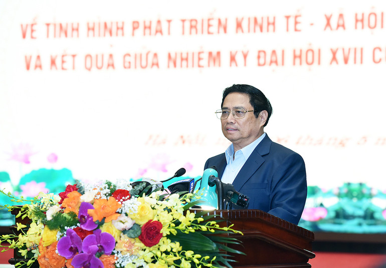 Thủ tướng Phạm Minh Chính kết luận buổi làm việc.