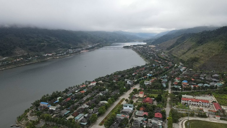 Một góc thị xã Mường Lay hôm nay.