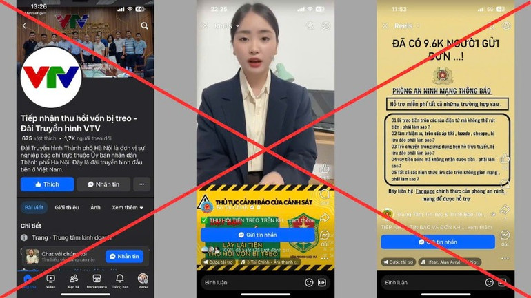 Các đối tượng lập nhiều tài khoản trên mạng xã hội, giả danh các cơ quan, đơn vị uy tín để thực hiện hành vi lừa đảo. Các đối tượng lập nhiều tài khoản trên mạng xã hội, giả danh các cơ quan, đơn vị uy tín để thực hiện hành vi lừa đảo.