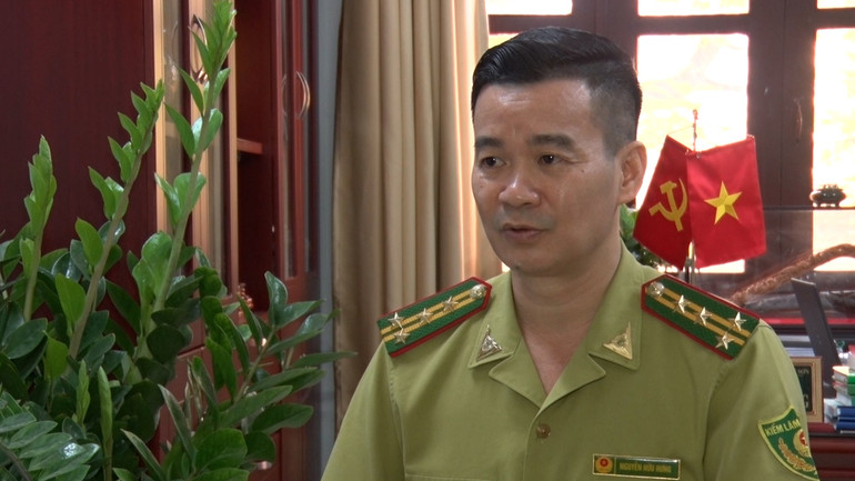 Ông Nguyễn Hữu Hưng, Chi cục trưởng Chi cục Kiểm lâm tỉnh Lạng Sơn.