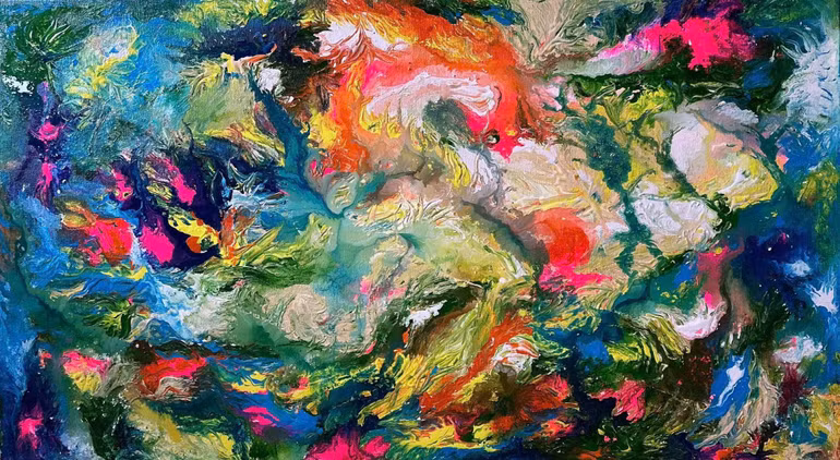 Mỗi tác phẩm là một khúc giao hòa giữa con người và thiên nhiên.