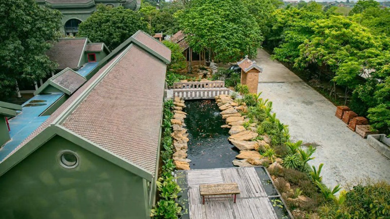 Hợp tác xã có nhiều khu với thiết kế đậm nét văn hóa Việt.