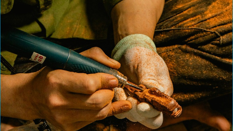 Sản phẩm được chế tác rất tỉ mỉ, công phu.