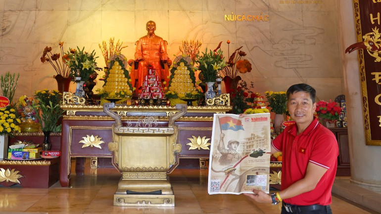 Phụ san đặc biệt của Báo Nhân Dân dâng lên Bác. Phụ san đặc biệt của Báo Nhân Dân dâng lên Bác.