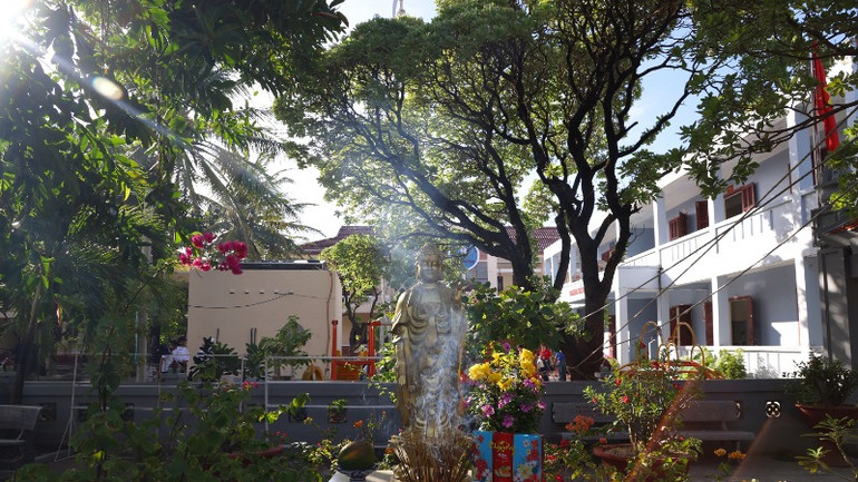 Không gian thanh tịnh nơi đảo xa.