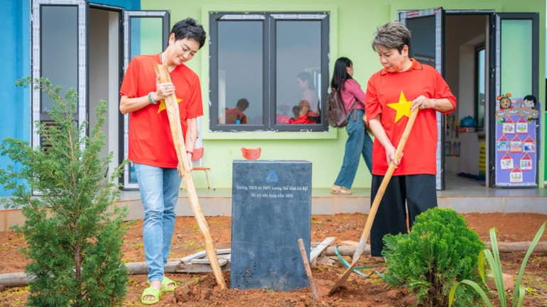 Dấu ấn của Trường THCS và THPT Lương Thế Vinh tại điểm trường vùng cao.