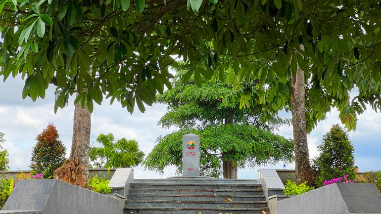 Khung cảnh bình yên miền biên viễn.