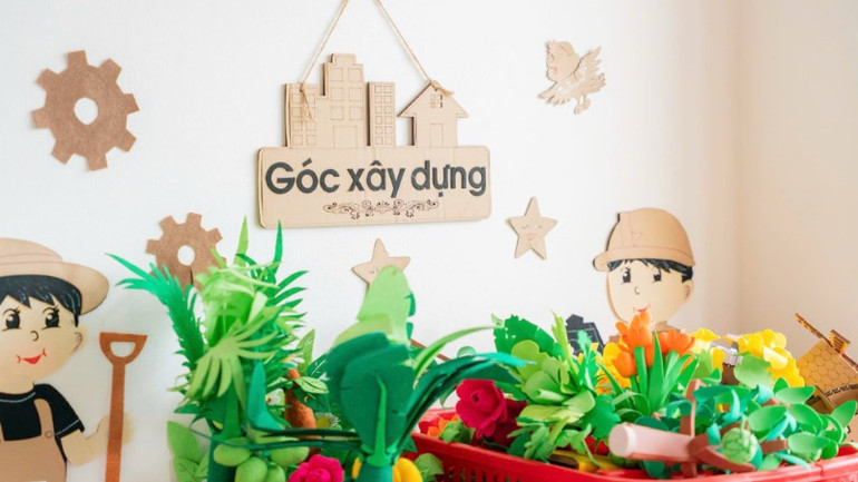 Từng góc lớp học đều được chăm chút kỹ lưỡng để tạo cảm hứng học tập cho trẻ em.