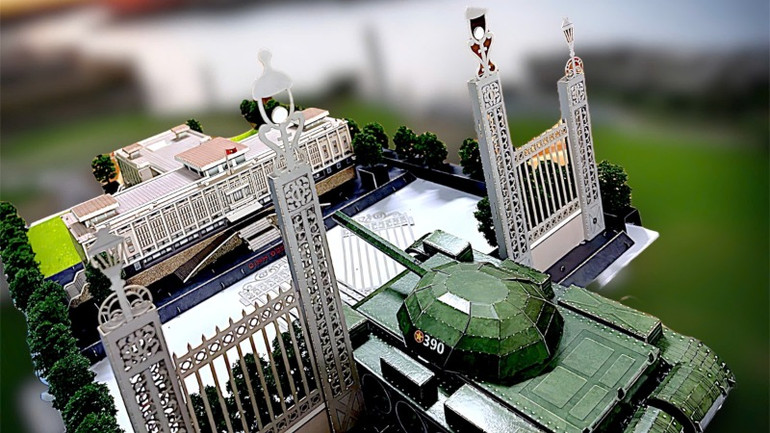 Mỗi chi tiết đều được chị Thùy Dương chăm chút tỉ mỉ.