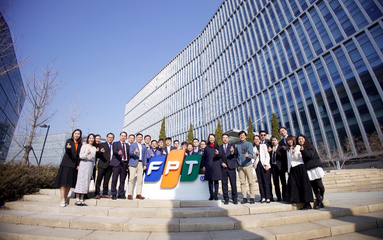 Văn phòng chi nhánh của FPT Sofware tại Đại Liên, Trung Quốc.