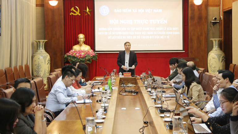 Quang cảnh hội nghị. (Ảnh: Tạp chí Bảo hiểm xã hội)