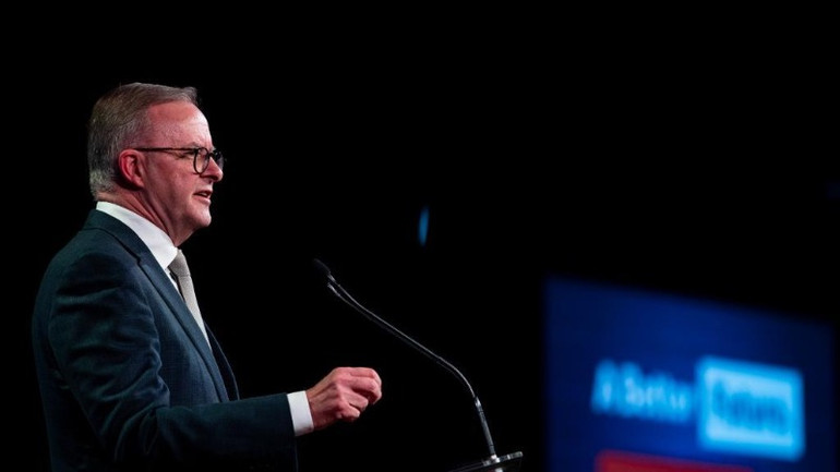 Ông Anthony Albanese phát biểu trước người dân trong một sự kiện ở Sydney, Australia năm 2022. (Ảnh: Tân Hoa xã)