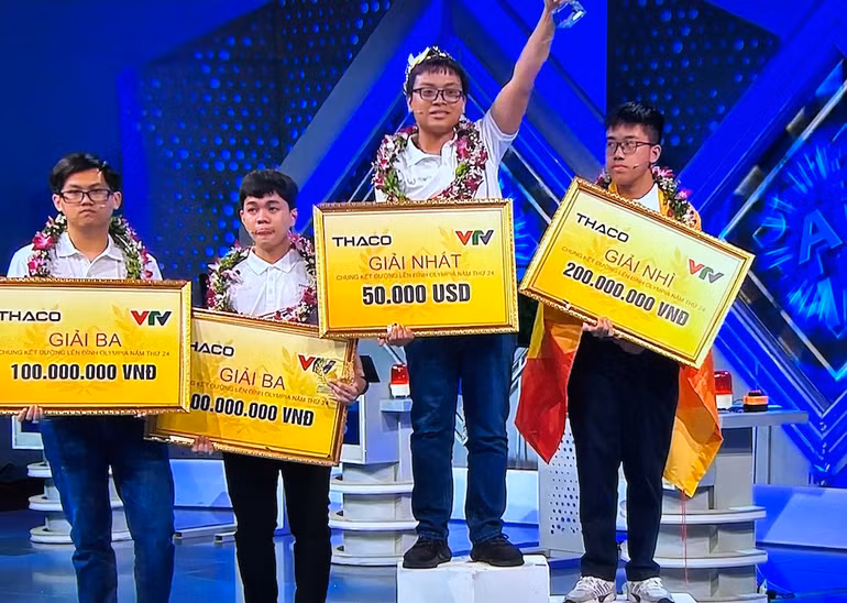 Chủ nhân các ngôi vị của Đường lên đỉnh Olympia năm 2024.