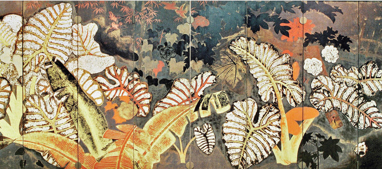 Phong cảnh (1939,155,5x400cm), một mặt của tác phẩm sơn mài ở dạng bình phong (hai mặt là hai bức tranh) của họa sĩ Nguyễn Gia Trí - Bảo vật quốc gia hiện trưng bày tại Bảo tàng Mỹ thuật Việt Nam. Bức tranh này bị một họa sĩ tên tuổi sao chép, hiện bày tại một khu nghỉ dưỡng cao cấp trên địa bàn TP Hà Nội. Ảnh | Bảo tàng Mỹ thuật Việt Nam Phong cảnh (1939,155,5x400cm), một mặt của tác phẩm sơn mài ở dạng bình phong (hai mặt là hai bức tranh) của họa sĩ Nguyễn Gia Trí - Bảo vật quốc gia hiện trưng bày tại Bảo tàng Mỹ thuật Việt Nam. Bức tranh này bị một họa sĩ tên tuổi sao chép, hiện bày tại một khu nghỉ dưỡng cao cấp trên địa bàn TP Hà Nội. Ảnh | Bảo tàng Mỹ thuật Việt Nam