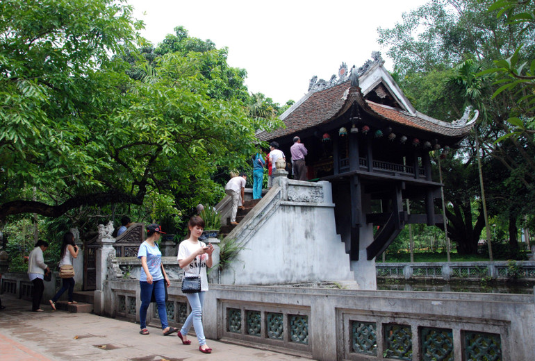 Chùa Một Cột, Hà Nội. Ảnh: Đăng Anh Chùa Một Cột, Hà Nội. Ảnh: Đăng Anh