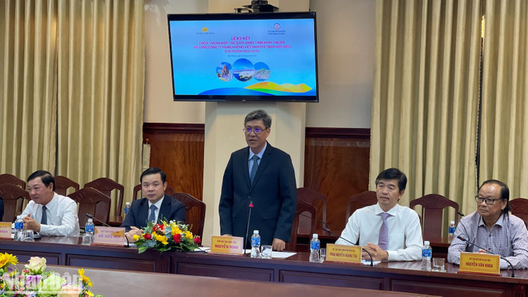 Ông Nguyễn Minh, Phó Chủ tịch Ủy ban nhân dân tỉnh Bình Thuận, chia sẻ tiềm năng của tỉnh. Ông Nguyễn Minh, Phó Chủ tịch Ủy ban nhân dân tỉnh Bình Thuận, chia sẻ tiềm năng của tỉnh.