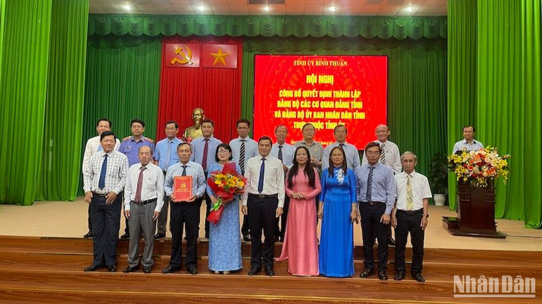 Đảng bộ các cơ quan Đảng tỉnh Bình Thuận.