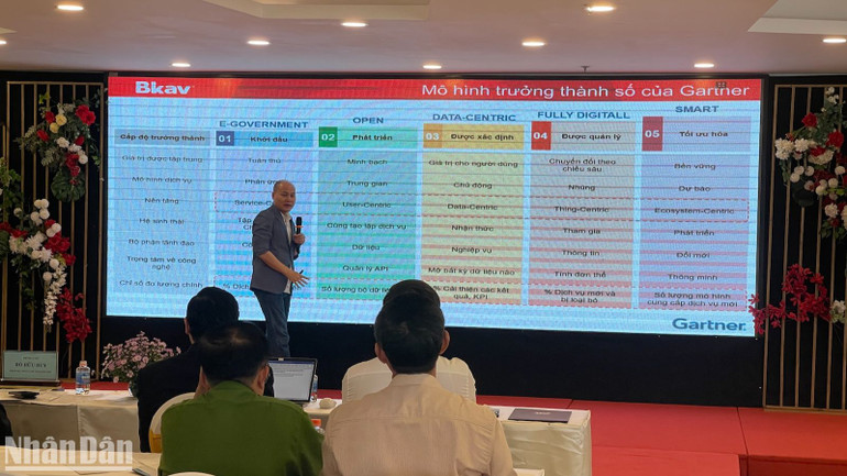 Các đại biểu tham dự góp ý chuyển đổi số.