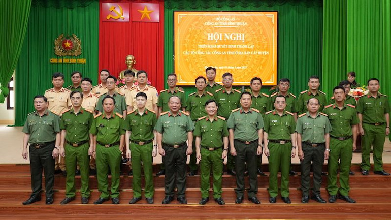 Các tổ công tác được thành lập.