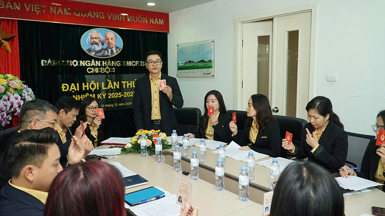 Đại hội Chi bộ 1 nhiệm kỳ 2025-2027.