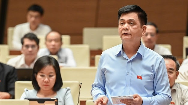 Đại biểu Nguyễn Lâm Thành (Thái Nguyên). (Ảnh: BÙI GIANG)