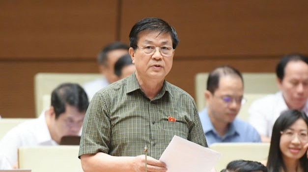 Đại biểu Đỗ Ngọc Thịnh (Đoàn Khánh Hòa). (Ảnh: DUY LINH)