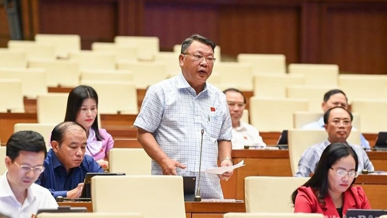 Đại biểu Quốc hội Nguyễn Tạo, Phó Trưởng đoàn chuyên trách Đoàn đại biểu Quốc hội tỉnh Lâm Đồng. (Ảnh: DUY LINH)