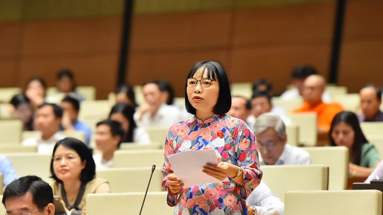 Phó Trưởng Đoàn chuyên trách Đoàn Đại biểu Quốc hội tỉnh Hải Dương Nguyễn Thị Việt Nga. (Ảnh: THỦY NGUYÊN).