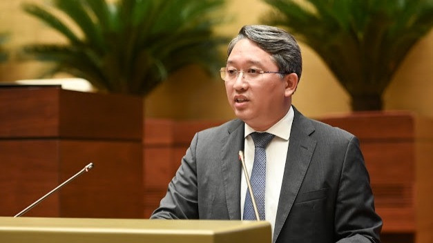 Bộ trưởng Tư pháp Nguyễn Hải Ninh. (Ảnh: BÙI GIANG)